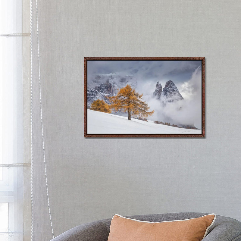 Between Seasons by Lazar Ioan Ovidiu - Floater Frame Print on Canvas