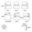 Canapé modulaire inclinable électrique 5 pièces Lana-621813761
