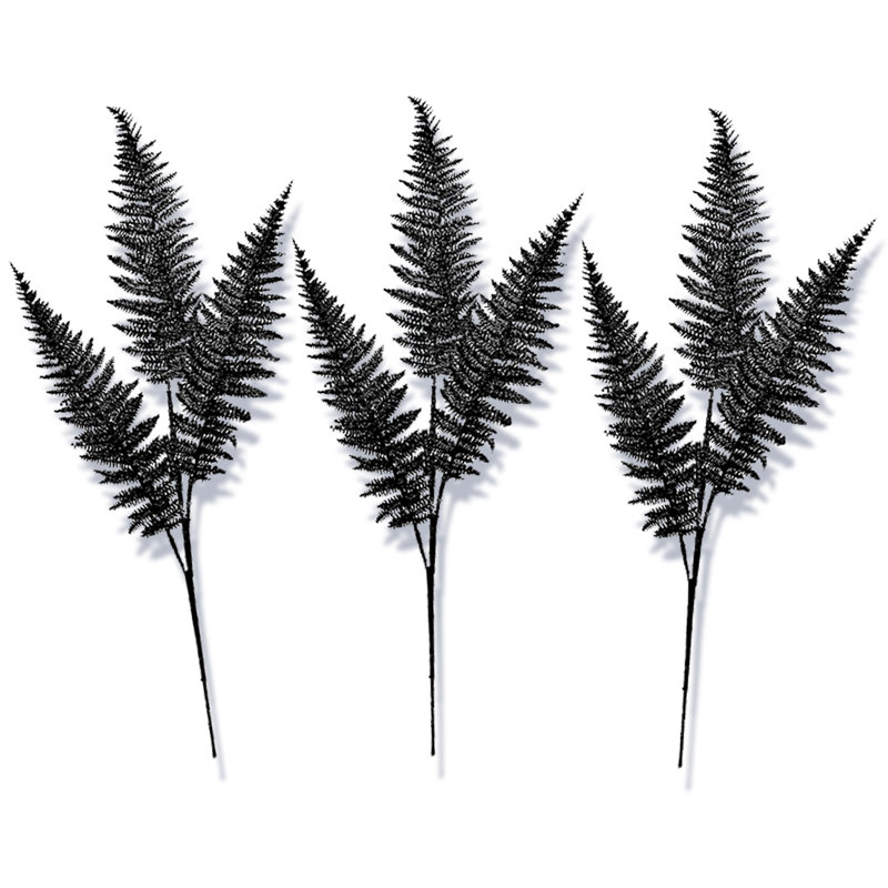 Feuille à paillettes, Noir