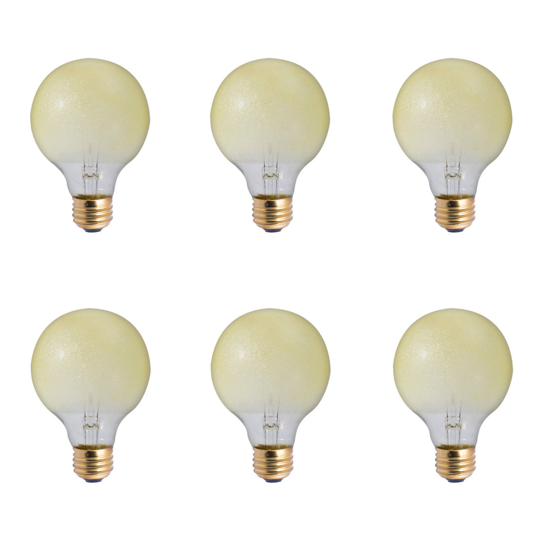 40 Watt G25 E26/Medium (Standard) Dimmable Incandescent Bulb (Set of 6) Bulbrite Industries