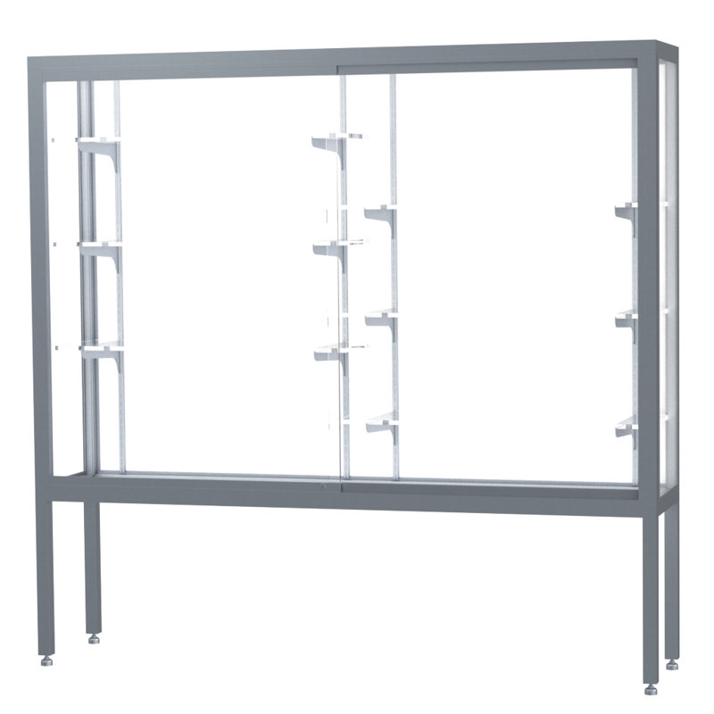 Challenger Series 66'' H Metal, White Laminate, Satin, 66" H x 72" W x 16" D