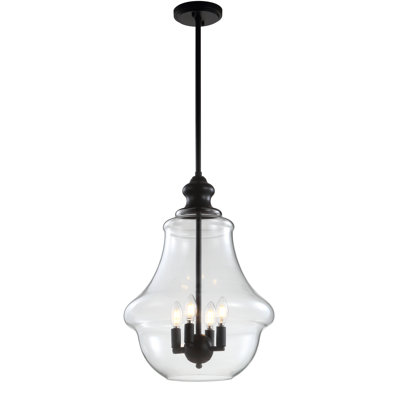 Cason 4 - Light Oil Rubbed Bronze Pendant