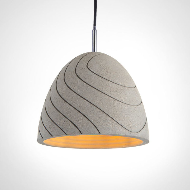 Sobieski 1 - Light Bell Pendant, Stone Grey, Black