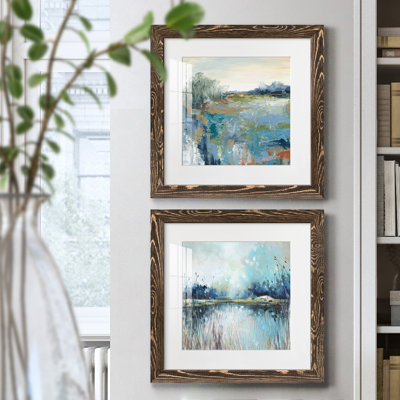 " Energetic Earth " 2 - Pieces Painting Print