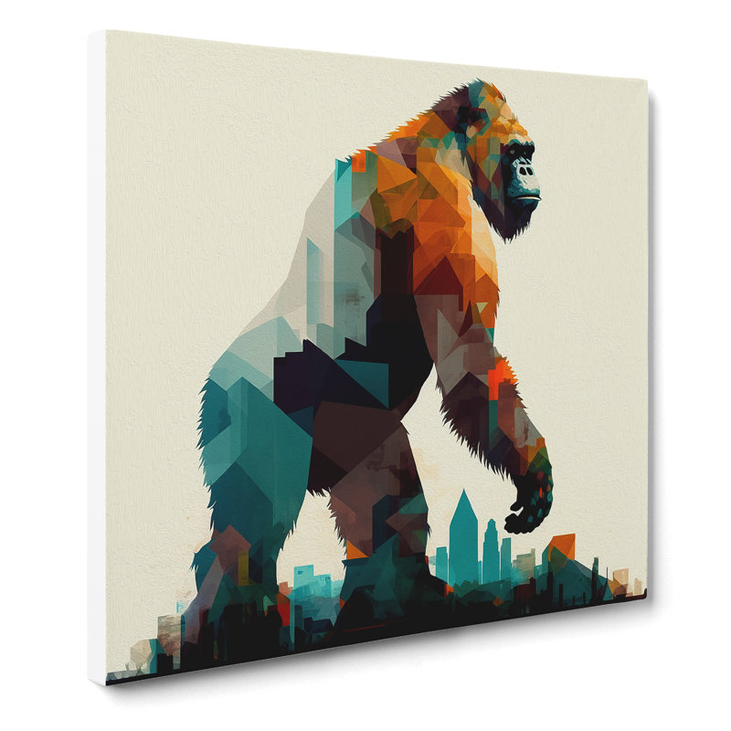 King Kong Geometric No.1 - Print, 50cm H x 50cm W x 3cm D