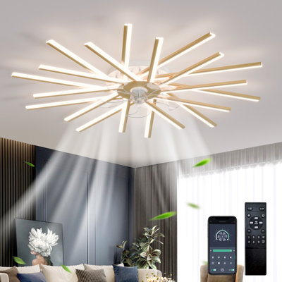 Hanke 44.9'' Dimmable Reversible Ceiling Fan With LED Lights And Remote Control