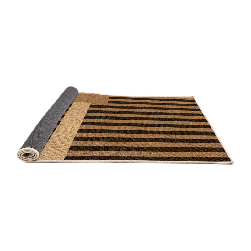 Performance Wool Striped Indoor Rug, Round 4'