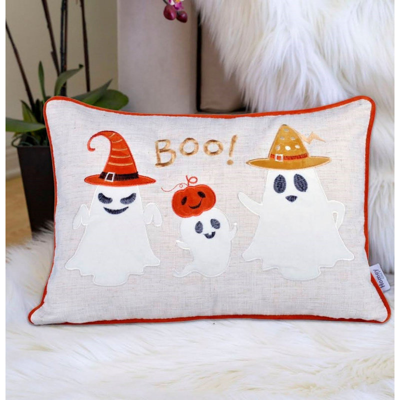 Coussin fantaisie d'Halloween Boo