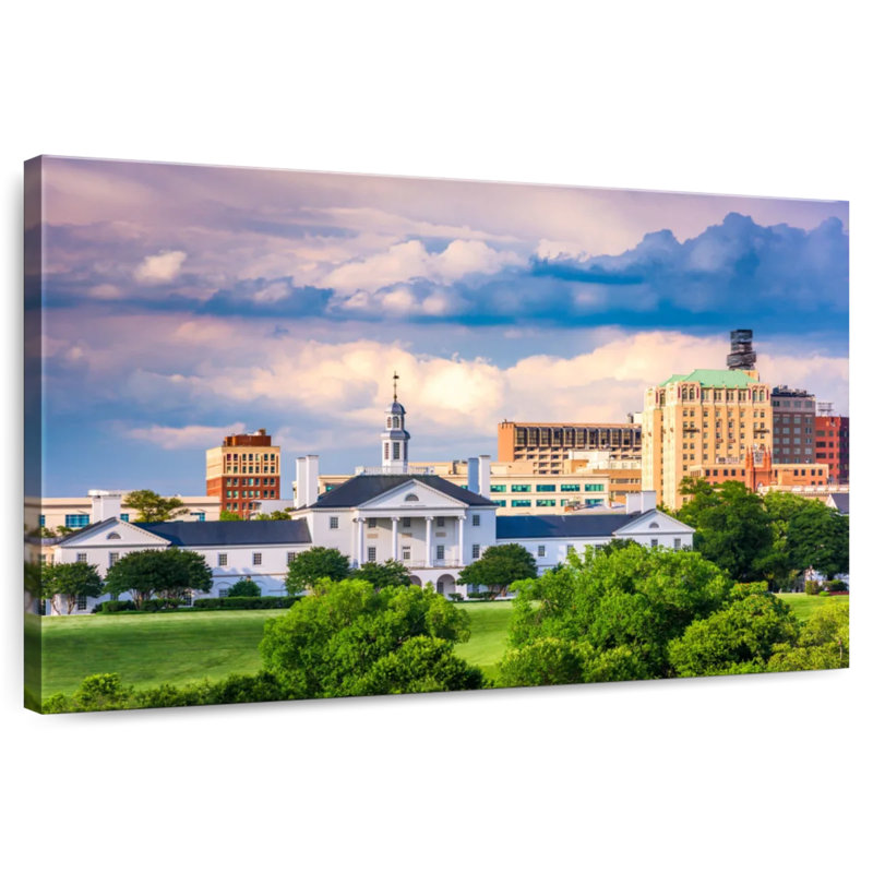 Richmond Virginia Cloudscape, 34" H x 51" W