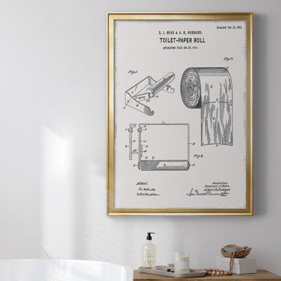 Toile de papier hygiénique de qualité supérieure brevetée I - prête à être accrochée