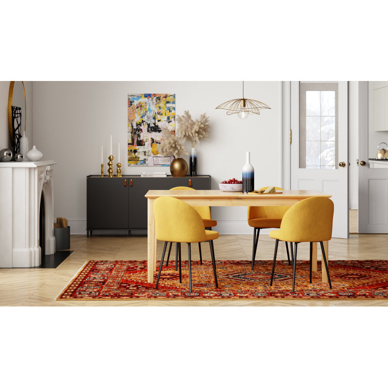 Upholstered Dining Chair, Camel