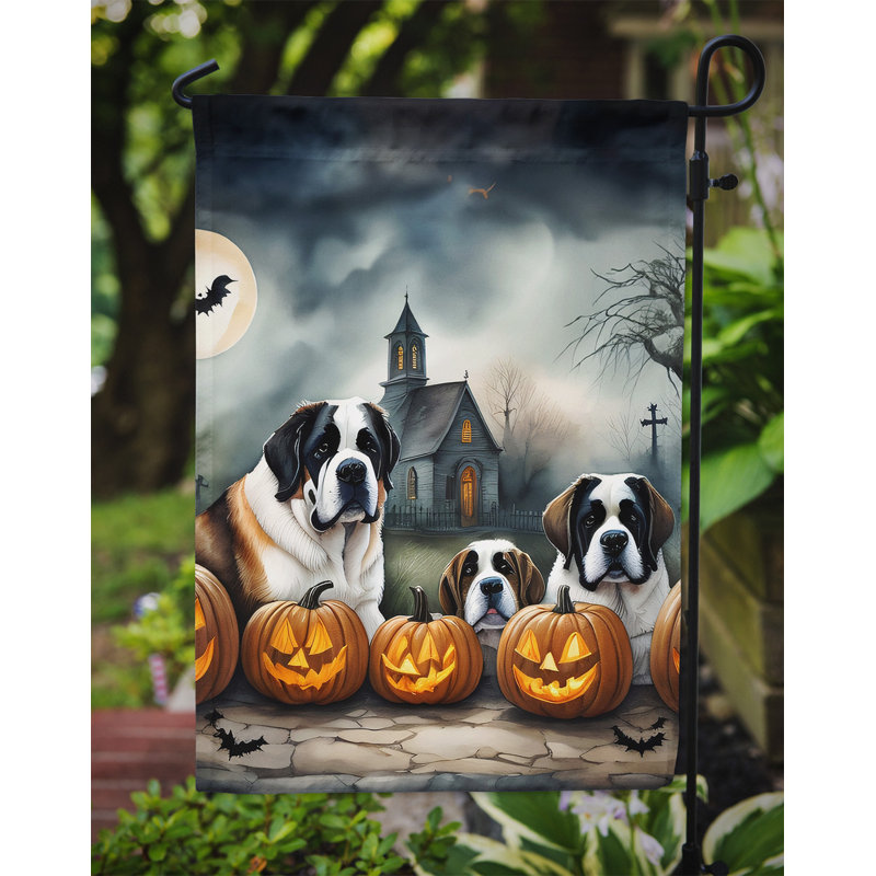 Drapeau de jardin en polyester double face H 15,5 po x l 11,25 po