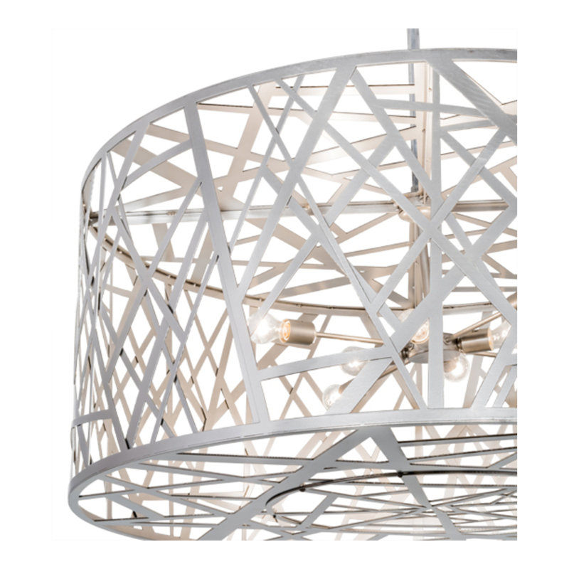 Bird's Nest 8 - Light Drum Chandelier