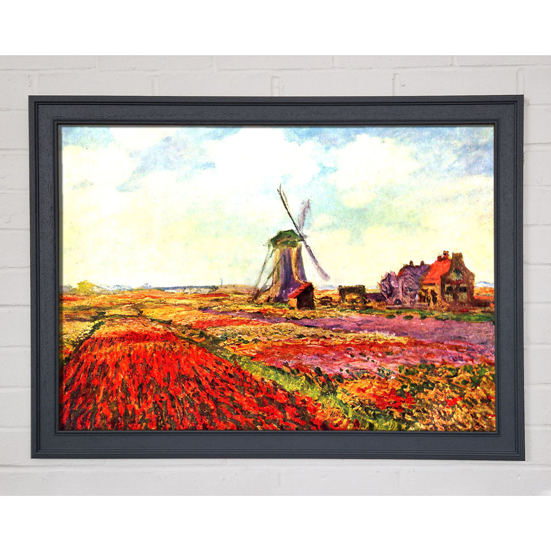 Gerahmtes Leinwandbild Tulips Of Holland von Claude Monet