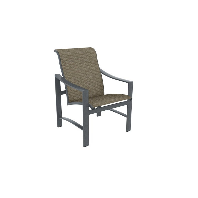 Kenzo Outdoor Dining Armchair, Cape Cove, Greco