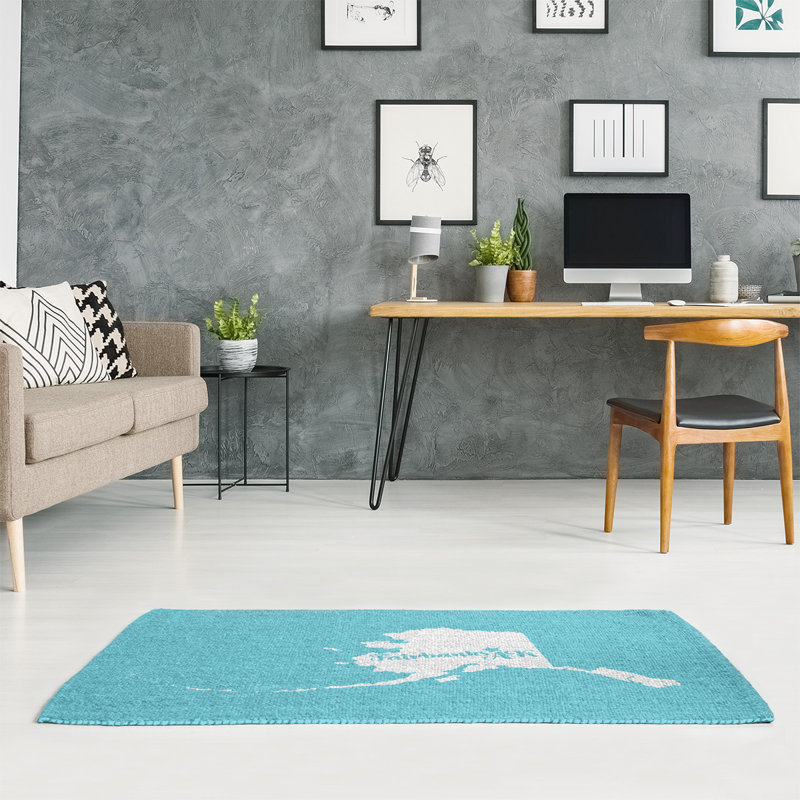 Chenille Indoor Rug, Rectangle 4' x 6'