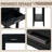 Farmhouse Entryway Table With 3 Drawers, Bottom Shelf & Iron Handles-914174738