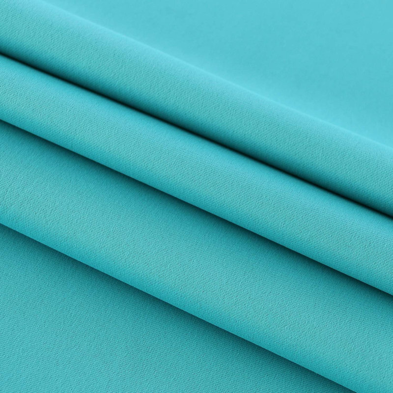 1 Panel French Door Curtains Rod Pocket Thermal Blackout Curtain with Tieback for Doors with Glass Window, Kitchen and Patio Doors for Privacy