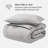 Bare Home Heathered Comforter Set - Ultra-Soft - Goose Down Alternative - All Season Warmth-72191299-72191300