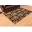 Tapis brun à damas Rosanna-977170141