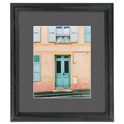 Wood Matte Picture Frame with Mat