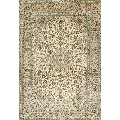 Tapis gris/vert traditionnel D'Orlando