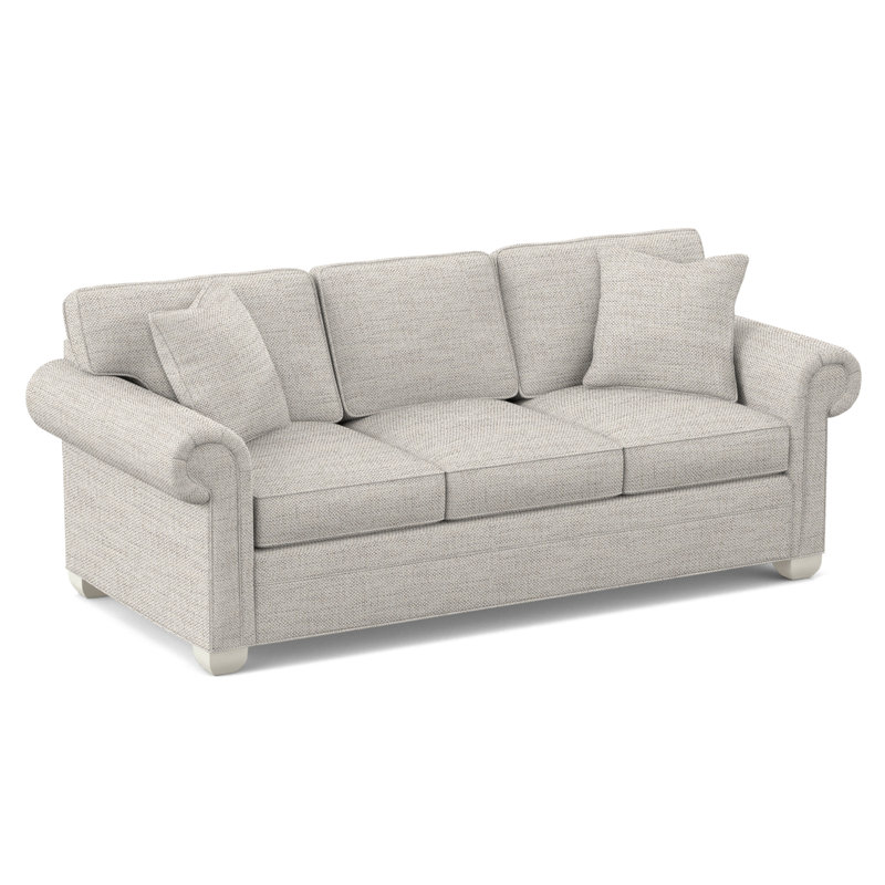 Main Street Upholstered 85'' Sleeper Sofa, Impala Linen, Navajo
