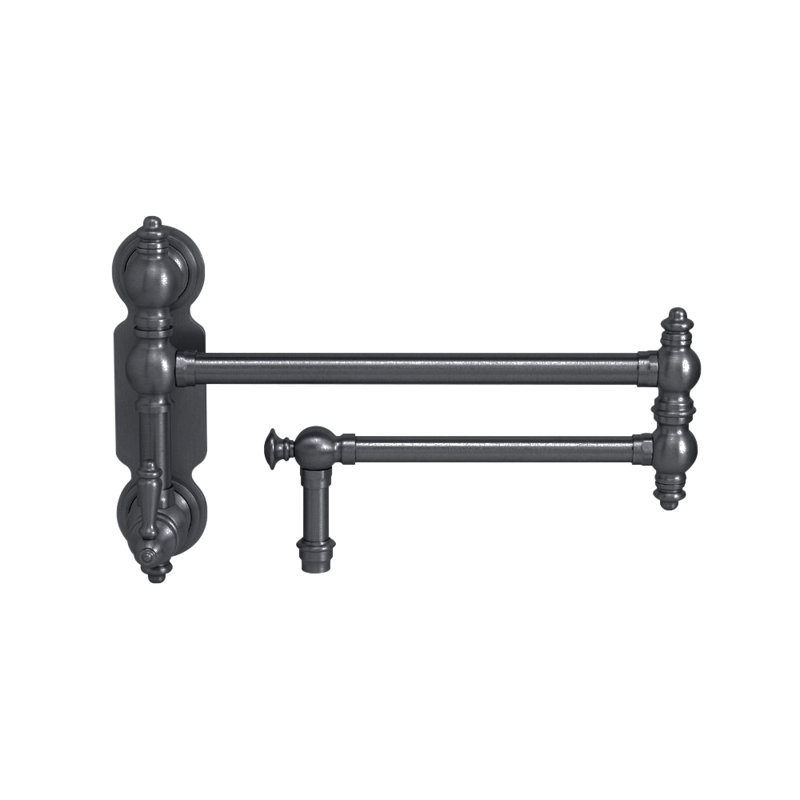 Traditional Wall Mounted Potfiller - Lever Handle, Black-Oil Rubbed Bronze