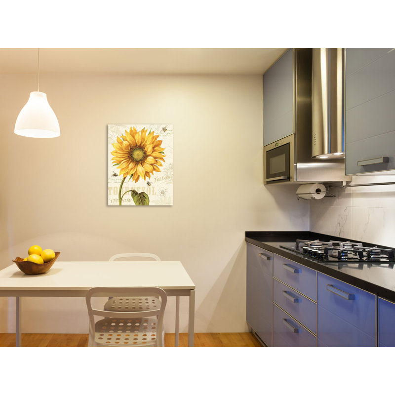 "Under The Sun I", toile tendue par Lisa Audit, H 25 po x l 20 po x P 1,5 po