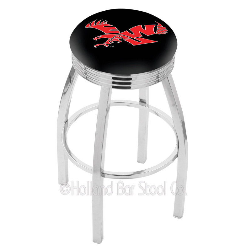 Tabouret de bar pivotant de 25 po NCAA, Est de Washington