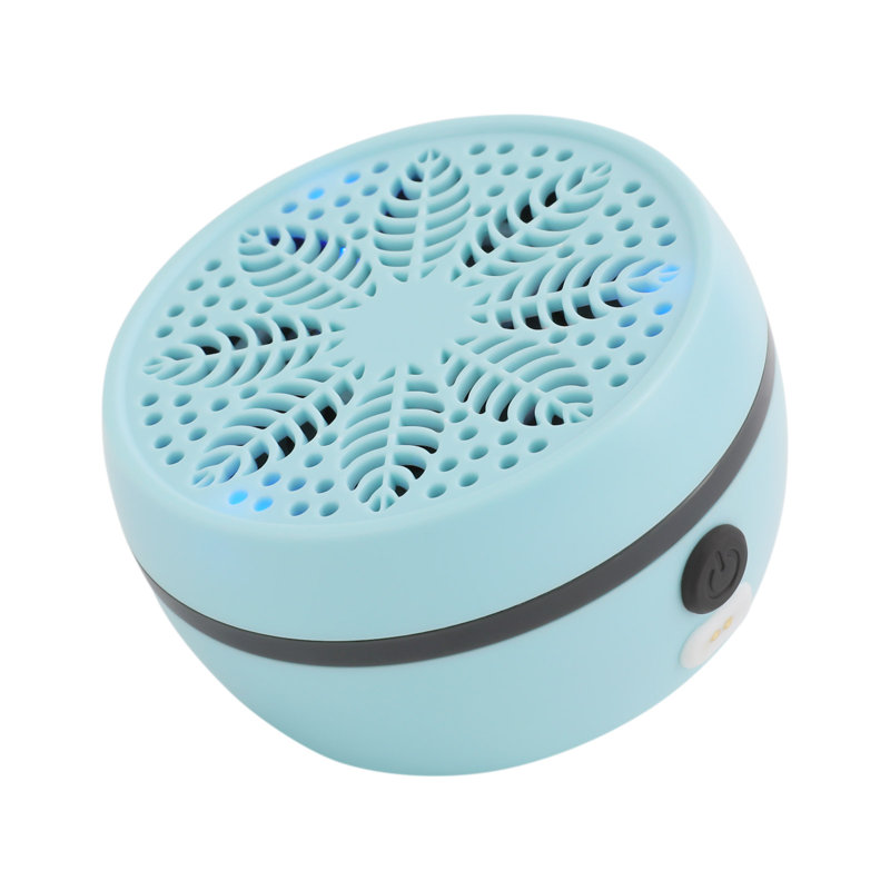 Mini machine portative de nettoyage de fruits et légumes avec 3 engrenages de nettoyage, Bleu