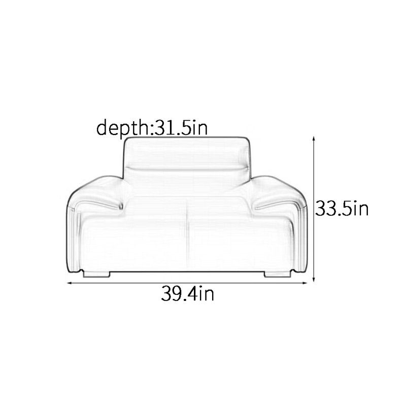 Chaise d'appoint moderne et élégante