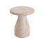 Table d'appoint en béton léger d'extérieur / d'intérieur Travertine