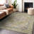 Machine Washable Indoor/Outdoor Segin ACN1103 Wheat Rug-109484686