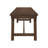 Egons Solid Wood Dining Bench in Brown