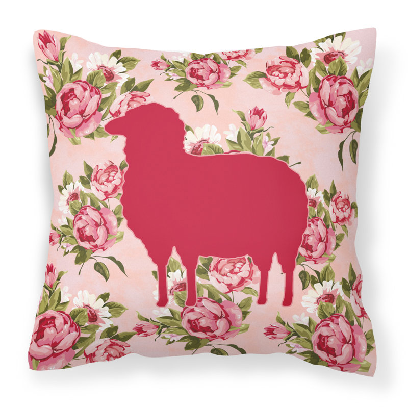  Coussin Sheep Shabby Elegance, Rose
