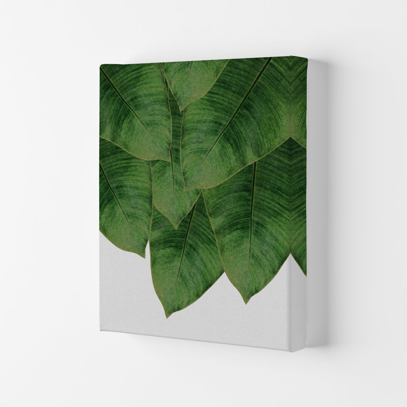 Banana Leaf III - Print, 59.4cm H x 42cm W x 4cm D, Wrapped Canvas