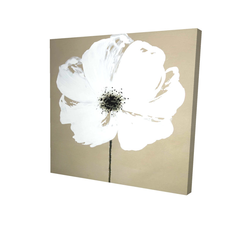 Toile blanche blanche Hygge - éclaboussures de couleurs abstraites