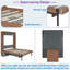 Lit escamotable avec bureau pliable Murphy-1263313785