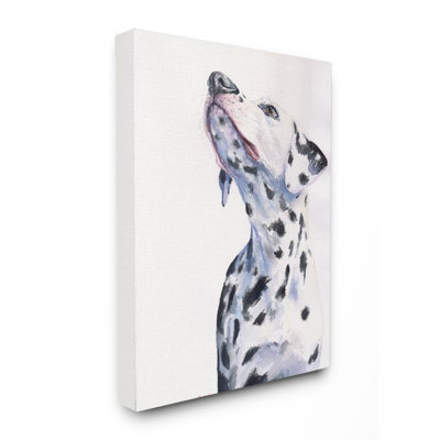 «Dalmatian Dog Pet Animal Watercolor Painting», impression sur toile