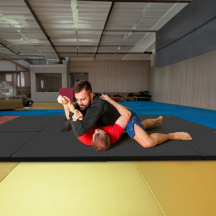 BalanceFrom Fitness All Purpose Folding Gymnastics Gym Exercise Mat for Yoga, Aerobics, Pilates, and Martial Arts