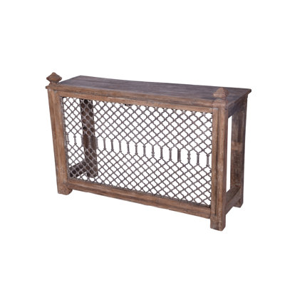 Solid Wood Console Table, 49x16x34