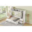 Lit escamotable double avec placard et tiroirs-817254171