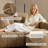 Boneless 140'' W 6-Piece U-Shaped Tufted Boucle Modular Sectional-1720218939