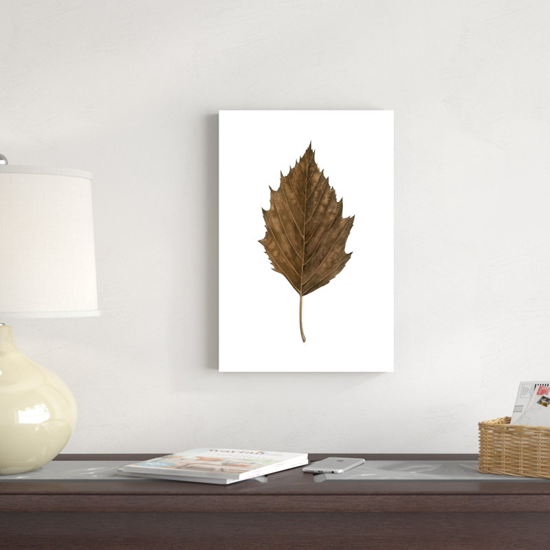 Étude de feuilles d'automne III, H 18 po x l 12 po
