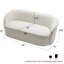 Cleaven 68' Wide Boucle Upholstered Loveseat Sofa-452884929