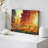 Autumn Fall Color Autumn Scene Fall Forest Maple Trees Natural Landscape Canvas Print Large Wall Art-56420133-93762956
