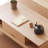47.24" Burlywood Solid Wood Rectangular Coffee Table