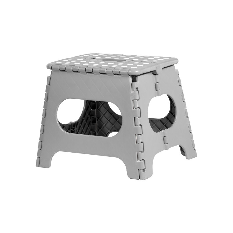 Plastic Accent Stool, Grey
