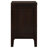 Garrett Cappuccino 2-Drawer Rectangular Nightstand